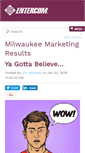 Mobile Screenshot of milwaukeemarketingresults.com